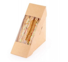 Контейнер ECO SANDWICH 60 с окном Сендвич 130*130*60 (уп50/кор800)